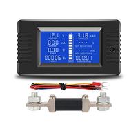 Yarryuter PZEM015 Digital DC 0-200V Voltage Current with 300A Shunt Car Battery Tester Voltage Meter Monitor 12V 24V 48V