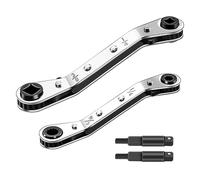 Yarryuter Ratchet Wrench Set for Air-Conditioning Maintenance 3/8inch to 1/4inch 5/16X1/4inch Ratchet Wrench for HVAC Maintenance Accessories