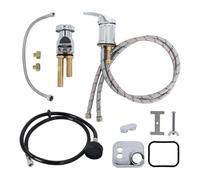 Yarryuter Shampoo Bowl Faucet, Faucet Kit Shampoo Hose for Sink Faucet with Sprayer, Hair Salon Sink Faucet Sprayer Hose Set