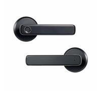 Yarryuter Smart Fingerprint Door Lock Electronic Lock Electronic Lock Black for Bedroom Home Hotel Apartment