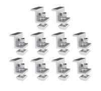 Yarryuter Solar Panel Adjustable Bracket Clamp PV Bracket Mounting Clip Solar End Clamp 30mm for Fixing Solar Panel Easy Install Easy to Use