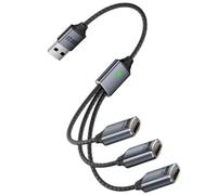 Yarryuter Splitter Cable OTG USB HUB 2.0 Male to Female Extension Cord for Phone Printer USB Flash Data Charger Adapter USB