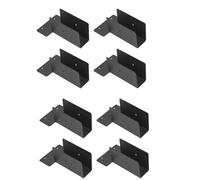 Yarryuter Stainless Steel Woodwork Pergola Kit - Upper Mount Bracket - Modular Sizing Pergola Hardware for 2 X 4 Lumber, Easy Install 8 Pack