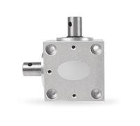 Yarryuter Tapered Bevel- 1:1 Ratio Right Angle Steering Gear 90° Angel Drive Single Output 15mm Shaft 1.5 Module 20 Steel