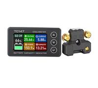 Yarryuter TC147 High- Color Screen Coulomb Meter Battery Voltage and Current Meter TC147-CS30(0-30A)