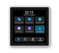 Yarryuter Tuya T3E Panel Switch Touch Screen Panel EU Smart Control Panel Switch Zigbee Smart Home Wall Push Light Switch,White