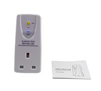 Yarryuter UK Plug 13A Gfci Leakage Protection Plug RCD Socket Home Circuit Breaker Cutout Switch- UK Plug