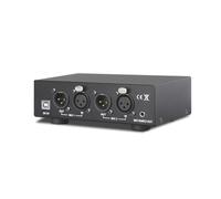 Yarryuter Universal Phantom Power Supply 48V 2 in 2 Out Compact Design for Condenser Microphones Music Recording Equipment