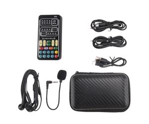 Yarryuter Voice Changer Handheld Microphone Voice Changer with Sound Multifunctional Effects Machine for Phone//Switch (i9)