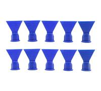 Yarryuter Wave Shape Silicon Cone for Caulking Spare Part Nozzle Tip for Sealant Dispenser Syringe Accessory 10Pcs/Lot