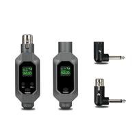 Yarryuter Wireless Microphone Transmitter Receiver Plugged Into Xlr Wireless Microphone System for Dynamic 48v Condenser Mic, Easy Install A