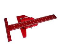Yarryuter Woodworking Scribe Metric Inch Aluminum Alloy T Ruler Scribing Marking Gauge Measuring Tool Woodworking Tool-A