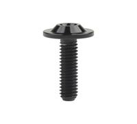 Yaruijia 1Pcs Titanium Bolt M6X10/15/20mm Torx Head Screw for Riding Brake Level Stem Bike Parts Fasteners (Black, M6x20mm)