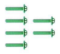 Yaruijia Titanium Bolt M5 M6x10 12 15 20 25 30 35mm T25 T30 Torx Head Screw for Motorcycle Accessories Pack of 6 (Green, M5x30mm)