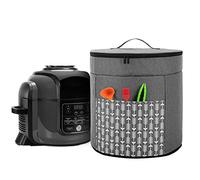 Yarwo Dust Cover Compatible with 6L and 7.5L Ninja Foodi Multi-Cooker OP300UK, OP500UK, Double Layers Cover for Ninja Electric Pressure Cooker with Handle and Zip pocket for Accessories, Grey Arrow