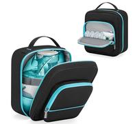 Yarwo Nose Cleaner Travel Case Compatible with Nasal Care Kit, Portable Neti Pot Safety Storage Bag with Waterproof Lining for Nasal Irrigation System, SaltPods and Sinus Rinse Device, Bag Only