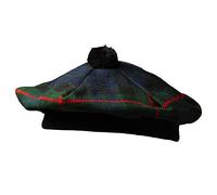 YAS Designer Scottish Hat Tam o' Shatner Tammy Jimmy Flat Bonnet in Many Tartans (Gunn), One Size