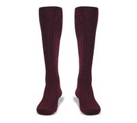 YAS Designer Socks For Men Wool Traditional Scottish Socks Warm Kilt Comfortable Hose Casual Wedding Sports Leg warmers (UK, Alpha, Regular, Regular, L, MAROON)