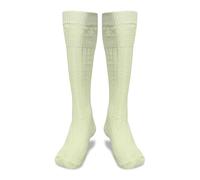YAS Designer Socks For Men Wool Traditional Scottish Socks Warm Kilt Comfortable Hose Casual Wedding Sports Leg warmers (UK, Alpha, Regular, Regular, M, CREAM)
