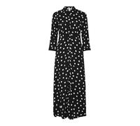 Yas Savanna 3/4 Sleeve Long Dress Black M Women