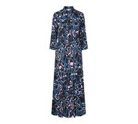 Yas Savanna 3/4 Sleeve Long Dress Blue M Woman