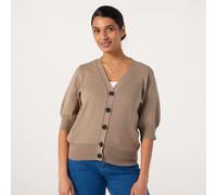 YAS Fonny Knitted Cardigan BLUE 2XL