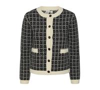YAS Livia LS Short Knit Cardigan S. Noos, Black, L