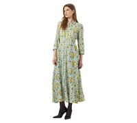 Yas Savanna 3/4 Sleeve Long Dress Blue XS Woman