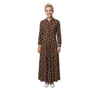 Yas Savanna 3/4 Sleeve Long Dress Brown L Woman