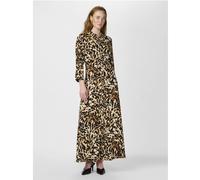 YAS Savanna Shirt Dress BLACK GREEN SPILO EXTRA SMALL