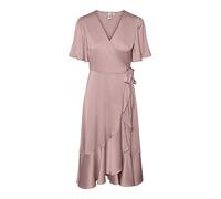 YAS Women's thea 2/4 Midi Wrap Dress S. Noos, Pale Mauve, S