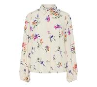 YAS Women's Yasasina asina LS Shirt S. Noos, Grey (Whitecap Gray), 12