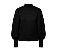 YAS Women's fonny LS Knit Pullover S. Noos Jumper, Black, S