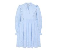Yas Luma Long Sleeve Short Dress Blue 38 Women