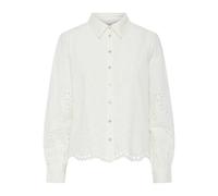 YAS Women's Yasluma Luma LS Shirt S. Noos, Star White, 12