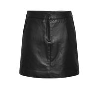 YAS Women's Yaslyma Hmw Leather Skirt Noos Skirt, Black, XL