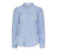 Yas Pala Long Sleeve Shirt Blue S Women