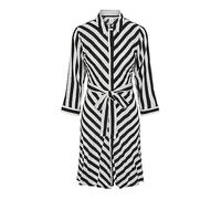 YAS Women's Yassavanna 3/4 Short Shirt Dress S. Noos, Star White/Stripes:w. Black Stripes, XL