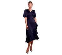 Y.A.S Women's Yasthea 2/4 Midi Wrap Dress S. Noos, Evening Blue, M