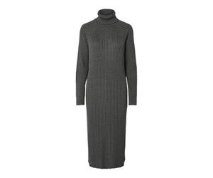 YAS YASMAVI Women's Knitted Dress, Medium Grey Melange, XL