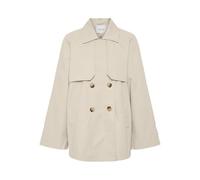 YAS Yasvenice LS Noos Women's Trench Coat, Doeskin, 12