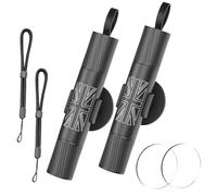 Yasco Safe Hammer Car Hammer Seatbelt Cutter Window Breaker Emergency Escape Tool, Under Water Safehammer Glass Breaker (Black 2PCS)