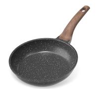 YASHE 20cm Nonstick Frying Pan, Granite Coating Skillet for Eggs, Pancakes and Bacon, Induction Compatible, Easy to Clean, PFOA-Free with Stay-Cool Handle,Black