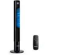 YASHE 43" Quiet Tower Fan with Remote, 28dB Bladeless Floor Fan, 3 Speeds & 2 Modes, 85° Oscillating Cooling Fan with 12H Timer, LED Display for Bedroom, Office & Home