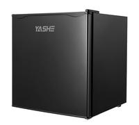 YASHE 52L Mini Fridge with Freezer, Table Top Fridge, Single Door Compact Refrigerator, Adjustable Thermostat, Large Capacity, Reversible Door Swing, Refrigerator for Bedrooms, Offices, Dorms