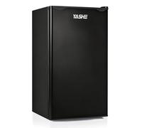 YASHE 92L Mini Fridge with Freezer, Single Door Compact Refrigerator, Small Fridge with Adjustable Thermostat, Large Capacity, Reversible Door, Mini Refrigerator for Bedrooms, Offices, Dorms, Silver