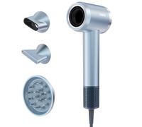 YASHE Ionic Hair Dryer, 110,000 RPM Brushless Motor, 1600W High-Speed Blow Dryer with 22m/s Airflow, Low Noise Fast Drying, 3 Magnetic Nozzles, 200 Million Negative Ions for Smooth Shiny Hair