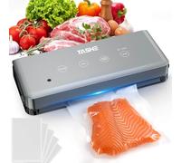 YASHE Vacuum Sealer Machine with Dry & Moist Modes, 5-in-1 Multi-Functional Food Vacuum Sealer Machine for Sous Vide Cooking, 30cm Seam for Preserving Meat, Fish, Fruits, and Vegetables