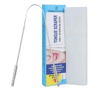 YASHIKA ENTERPRISES Tongue Scraper with Case Easy to Use Tongue Scraper for Adults Tongue Cleaner for Oral Care Hygiene (Single Pack Of 1 with Travel Case)