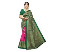 Yashika Women Art silk Sarees SDPL-METRO, pink, One Size
